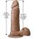 Der realistische Schwanz 6 Zoll Dildo Flesh Brown