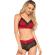 Leg Avenue - 2-TEILIGES Set Schwarz Und Rot S/M