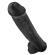 King Cock 15 Inch Cock with Balls Black