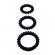 Baile - Titan Set 3 PCS Cock Ring Noir 2.8 + 2.4 + 1.9 CM