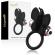 Coquette Chic Desire - Cockring Papillon Avec Vibrateur NOIR/ Or