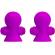 Pretty Love - Estimuladores De Nipple 12 M Vibrao Lils