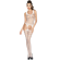 Passion - Vrouw BS038 Witte Bodystocking One Size