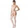 Passion - Woman BS053 Biala Bodystocking Jeden Rozmiar