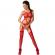 Passion - Woman BS047 Roter Bodystocking, Eine GrÖsse