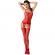 Passion - Woman BS050 Roter Bodystocking, Eine GrÖsse