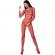 Passion - Woman BS068 Roter Bodystocking, Eine GrÖsse