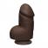 The D - Fat D 6 Inch Chocolate Dildo With Balls