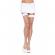 Leg Avenue - Collant Filet Moyen Blanc