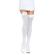 Leg Avenue - Cuisses Hautes En Nylon Avec Noeud Blanc / Rose