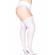 Leg Avenue - Taille Plus Stay Up Blanc Transparent