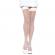 Leg Avenue - Cuisses RÉsille Nylon Blanc