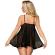 Subblime - Babydoll Z Kolka I Blyszczacymi Detalami L/XL