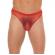 Mens Red Pouch With G-String