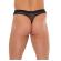 Mens Black G-String mit Penis Sleeve