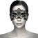 Coquette Chic Desire - Breed Zwart Kanten Masker