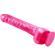 Baile - Dildo Dong Rosa RealÍstico Com Ventosa
