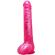 Baile - Dildo Dong Rosa RealÍstico Com Ventosa