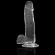 X Ray - Dildo Transparente Com Bolas 20 CM -O- 4.5 CM