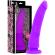 Delta Club - Speelgoed Dildo Lilac Medische Siliconen 23 CM -of- 4,5 CM