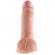 King Cock - 7 Carne De Dildo Com Bolas 17.8 CM