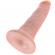 King Cock - Dildo Com Bolas 14 CM Carne