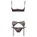 Black Half Bra Set