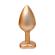 Gleaming Love Pearl Gold Butt Plug Medium