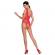 Passion - Woman BS086 Czerwone Bodystocking Jeden Rozmiar