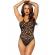 Leg Avenue - Seamless Scroll Lace Teddy - Preto