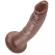 King Cock - 7 Dildo Chocolate 17.8 CM