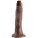 King Cock - 7 Dildo Chocolate 17.8 CM