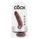 King Cock - 7 Dildo Chocolate 17.8 CM