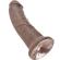 King Cock - 8 Hahn Braun 20.3 CM