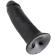 King Cock - 10 Dildo Czarnych 25 CM