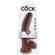 King Cock - 9 Dildo Marrone Con Sfere 22.9 CM