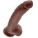 King Cock - 9 Dildo Marrone Con Sfere 22.9 CM