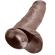 King Cock - 12 Dildo Castanho Com Bolas 30.48 CM