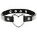 Coquette Hand Crafted Choker Vegan Leather  - Heart