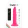 Diversia - Elastyczny Dildo Z Wibracjami Rozowy 23 CM -O- 4.3 CM