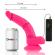 Diversia - Dildo Vibrante Flessibile Rosa 21.5 CM -O- 4.5 CM