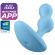 Satisfyer - Application De Plug Vibrant Deep Diver Bleu