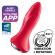 Satisfyer - Rotator Plug 1+ Vibrating Plug App Vermelho