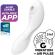 Satisfyer - Curvy Trinity 5 Estimulador De Pulso De Ar E Aplicativo Vibrador Branco