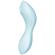 Satisfyer - Curvy Trinity 5 Estimulador De Pulso De Ar E Aplicativo Vibrador Azul