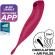 Satisfyer - Twirling Pro+ Estimulador De Pulso De Ar E Aplicativo Vibrador Vermelho