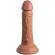 King Cock - Elite Realistische Siliconen Dildo 15,2 CM Karamel