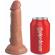 King Cock - Elite Realistische Siliconen Dildo 15,2 CM Karamel