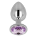 Ohmama Anal Plug Metal Violet 8 CM