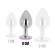Ohmama Anal Plug Metal Violet 8 CM